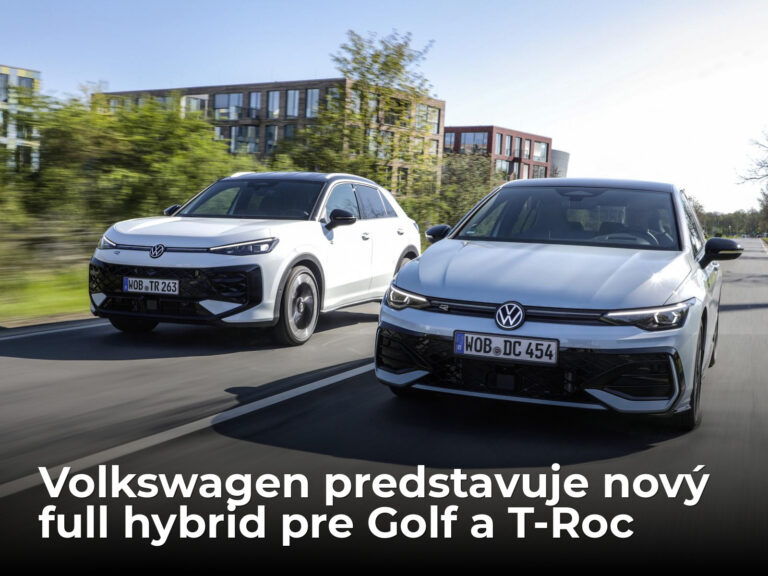 Volkswagen má nový full hybrid. Golf a T-Roc dostanú úspornejší pohon bez nabíjania | Autobazar.EU
