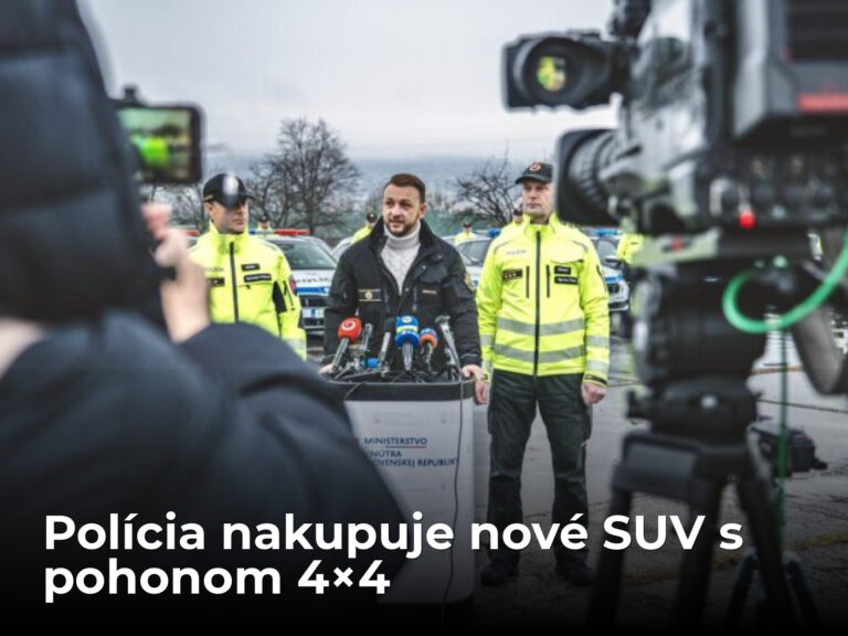Policajti obstarávajú 110 nových SUV-čiek so 4x4 s priemernou cenou 36 800 eur bez DPH za každé vozidlo | Autobazar.EU