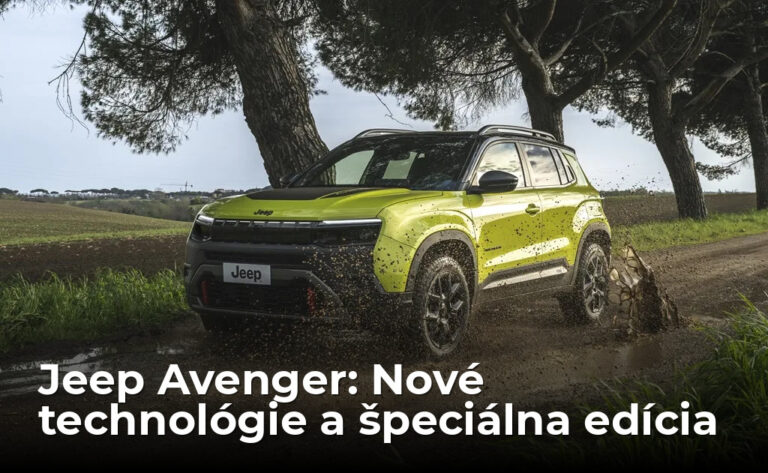 
      Nový Jeep Avenger prichádza s modernizáciou, novými motormi a edíciou 85th Anniversary
    