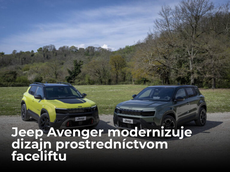 Jeep Avenger posúva svoj vzhľad do súčasnosti faceliftom | Autobazar.EU
