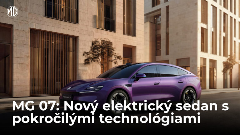 MG odhaľuje nový elektrický sedan MG 07. Zaujme dizajnom aj modernými technológiami