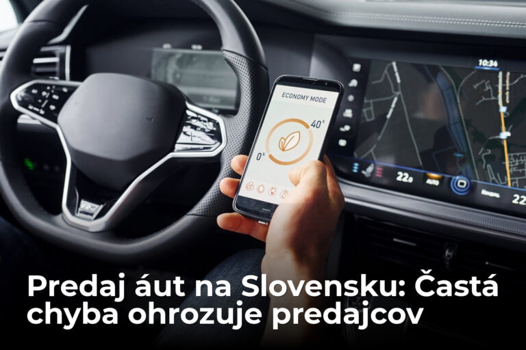 Slováci robia pri predaji auta nebezpečnú chybu. Týka sa aj vás