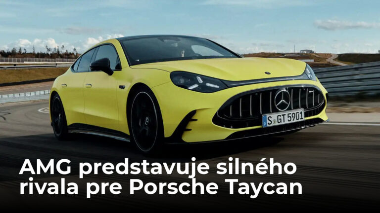 Rival Porsche Taycan od AMG má 1169 koní a 600 kW nabíjanie
