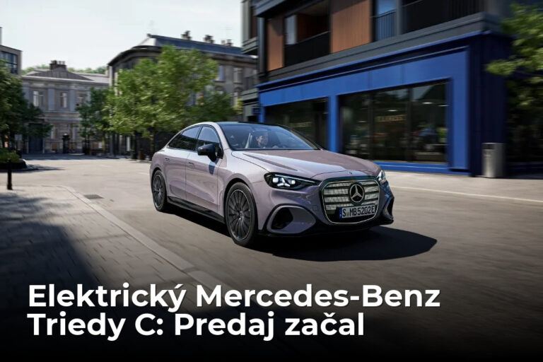 Elektrický Mercedes-Benz Triedy C štartuje predaj. Dojazd až 762 km a nabíjanie za 10 minút