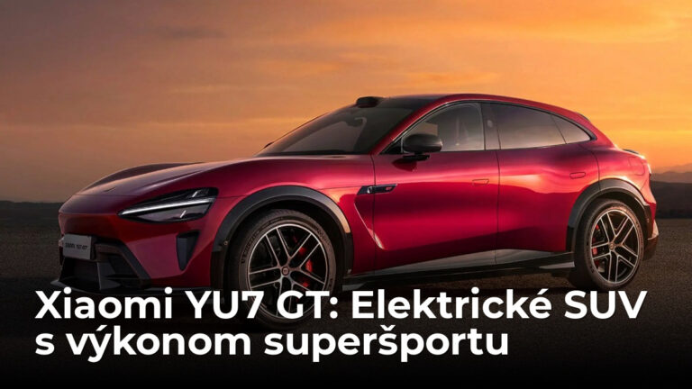 Xiaomi mieri medzi elitu. Nové YU7 GT ponúkne takmer 1000 koní a rýchlosť superšportu