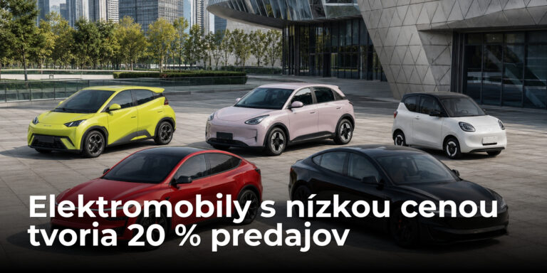 Týchto 5 elektromobilov tvorí až 20 % z celkových predajov. Niektoré ste možno ešte ani nevideli