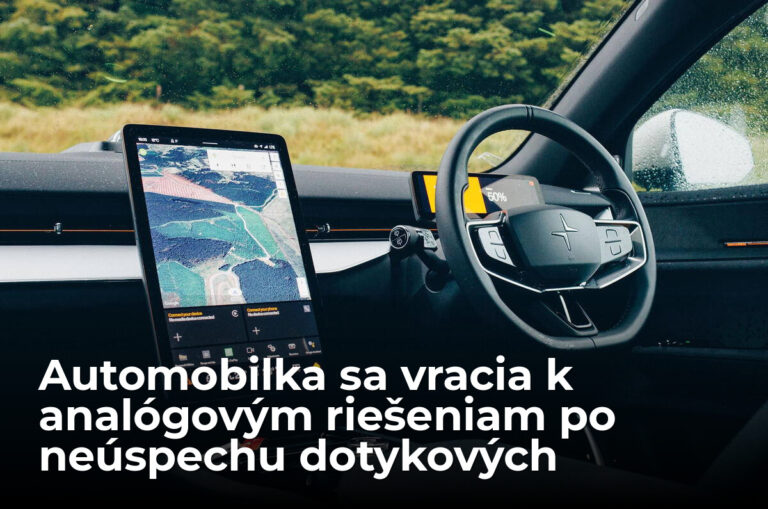 Dotykové obrazovky boli fail, automobilka sa vracia späť k analógovým riešeniam - AUTOVINY.sk