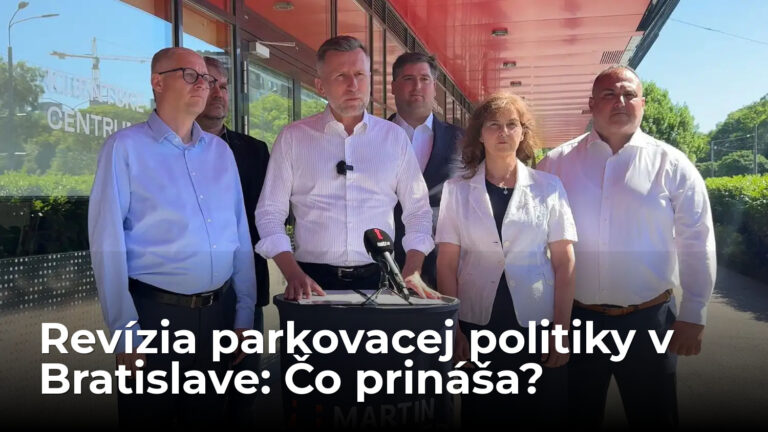 Winkler predstavil návrh revízie parkovacej politiky v Bratislave