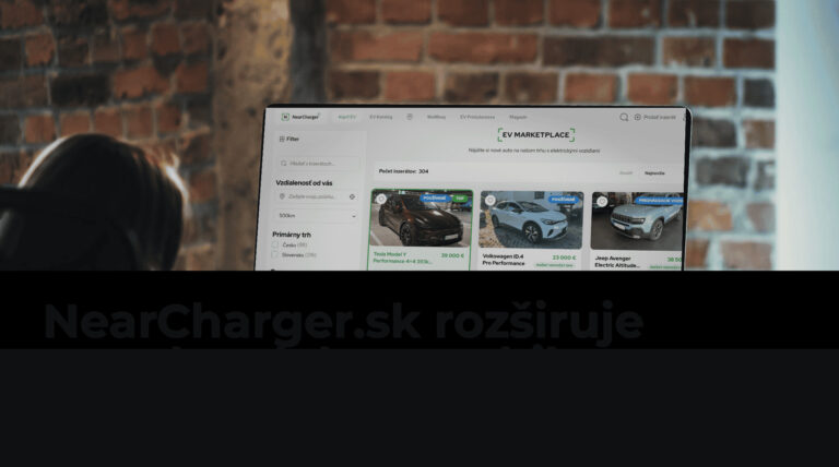 300+ inzerátov, exkluzívne ceny aj lepšie vyhľadávanie. NearCharger.sk rastie ďalej