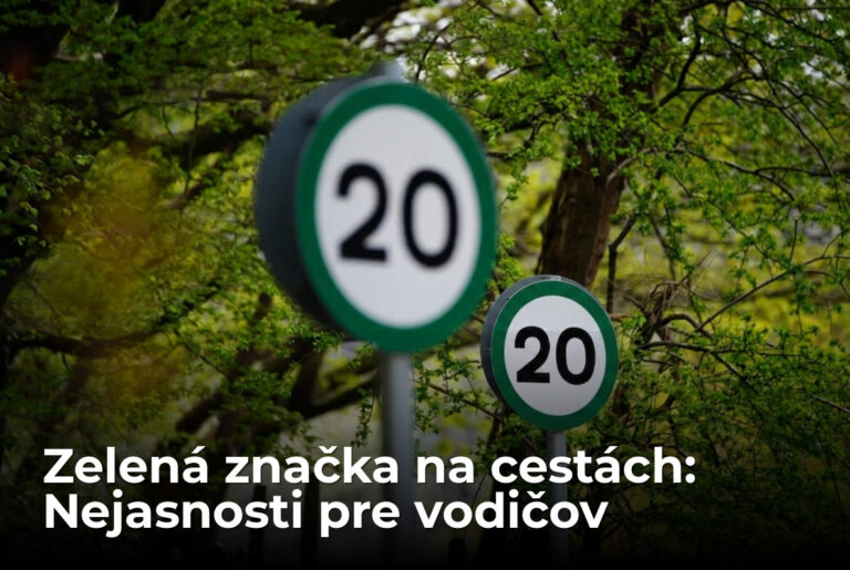 Zelená značka vyvolala búrlivé diskusie. Väčšina vodičov netuší, čo s ňou - AUTOVINY.sk