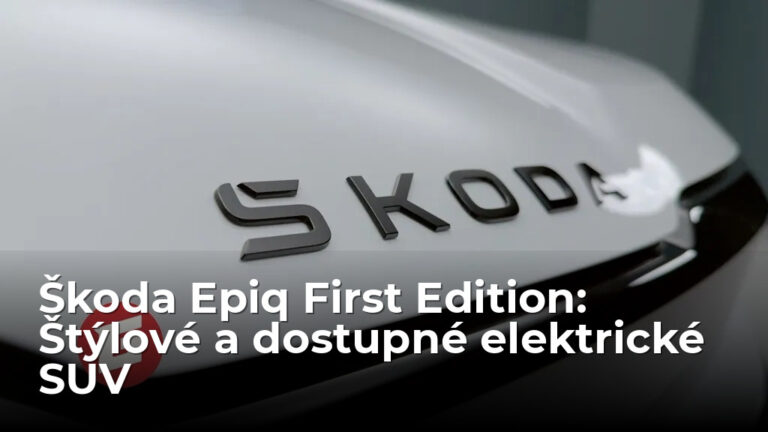 Elektro za „facku“? Škoda Epiq First Edition ukazuje, že dostupný elektromobil nemusí byť nudný