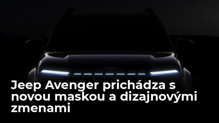 Ikona sa vyvíja: nová maska so siedmimi otvormi debutuje na modeli Jeep Avenger