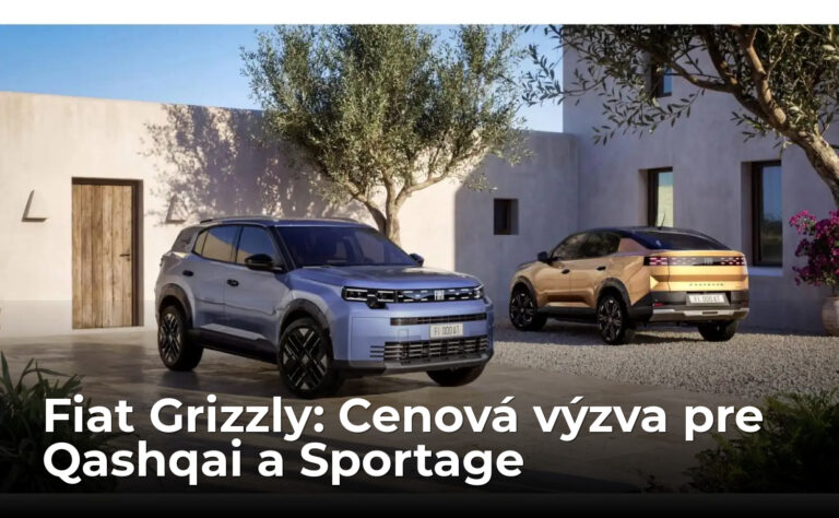 Fiat vytiahol ESO: Nový Grizzly zničí cenou Qashqai aj Sportage
