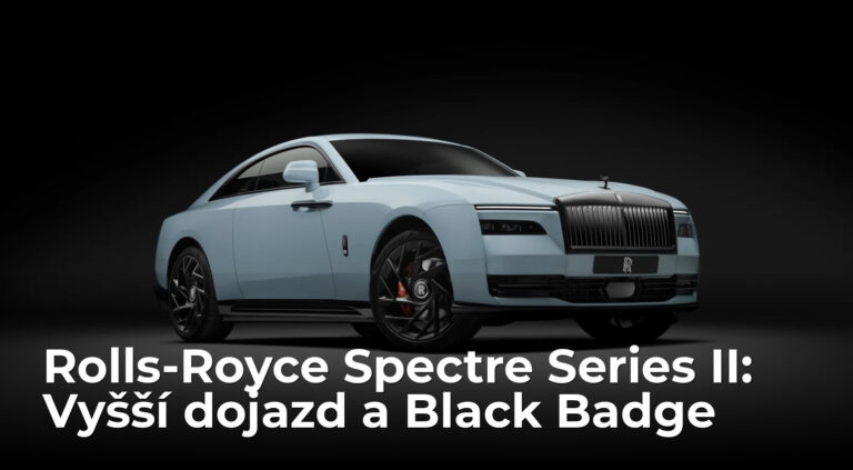 Rolls-Royce Spectre Series II prichádza s vyšším dojazdom a ešte brutálnejšou verziou Black Badge