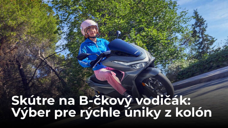 Ktorý je najlepší skúter na B-čkový vodičák? Vybrali sme 5 mašín, s ktorými legálne utečiete z každej kolóny - AUTOVINY.sk