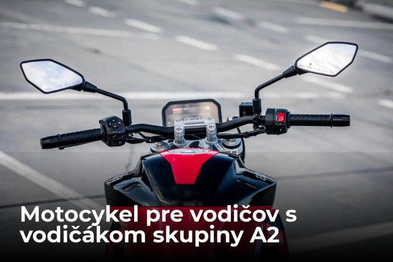 Máte vodičák skupiny A2? Túto moto by ste mali vidieť ako prvú