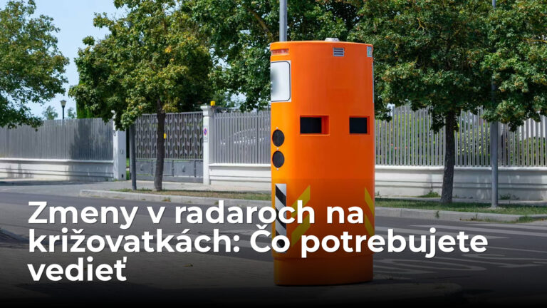 Biela čiara už neplatí, radary na križovatkách zmenili. Pokuta 665 eur príde len v jednom prípade