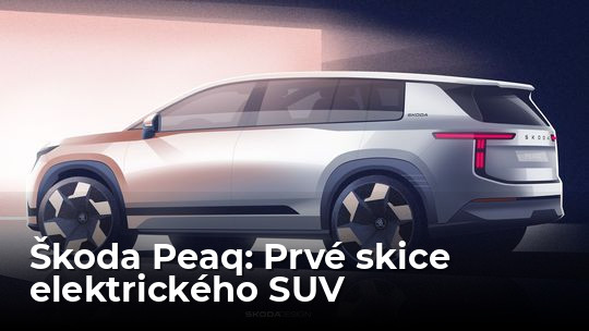 Škoda Peaq: Toto sú prvé skice elektrickej vlajkovej lode - Magazín - Auto - Pravda