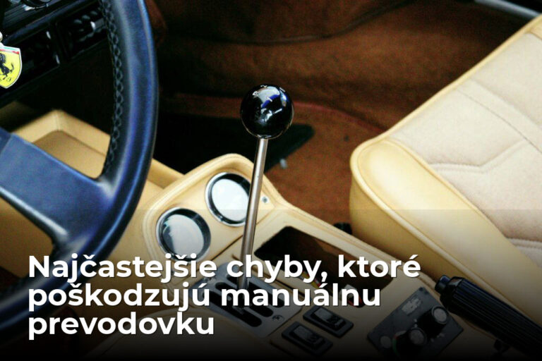 Toto je 5 najväčších chýb, ktoré pomaly, ale isto ničia vašu manuálnu prevodovku. Robíte ich tiež? - AUTOVINY.sk