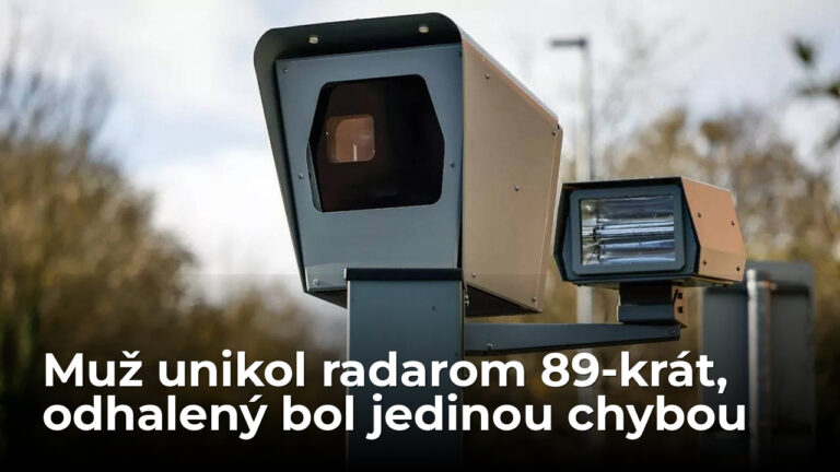 Ako oklamať rýchlostné radary? Muž to dokázal 89-krát, odhalila ho jediná chyba