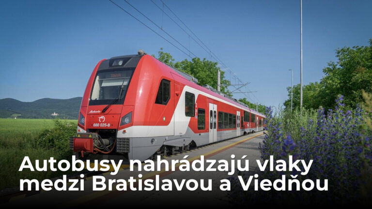 Vlaky medzi Bratislavou a Viedňou nahrádzajú autobusy