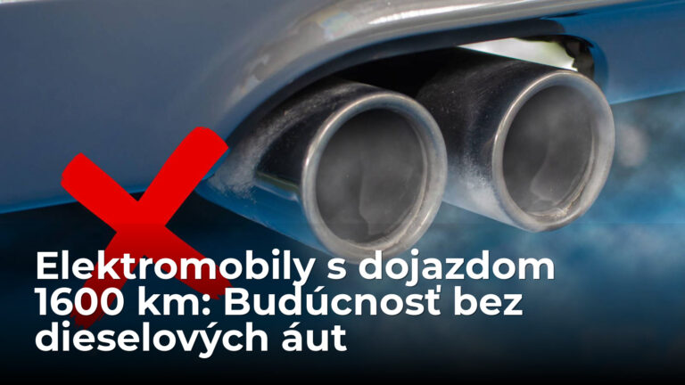 Definitívny koniec dieselových áut: Nový elektromobil s dojazdom 1600 km