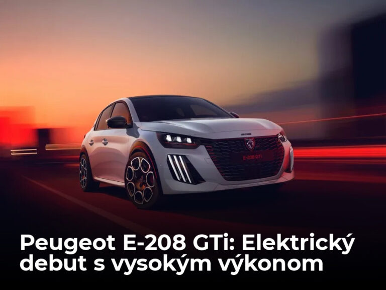 Peugeot E-208 GTi vstupuje na trh. Elektrická legenda má 281 koní a zrýchlenie za 5,5 sekundy