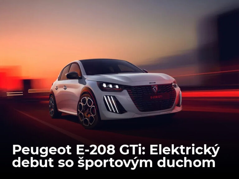 Peugeot E-208 GTi vstupuje na trh. Elektrická legenda má 281 koní a zrýchlenie za 5,5 sekundy