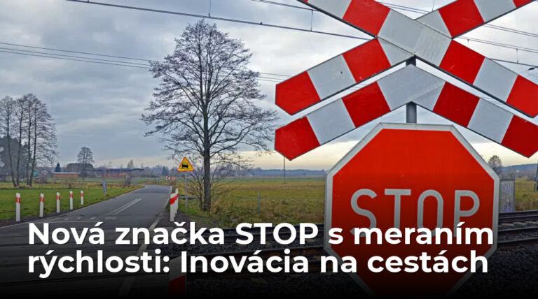 Nová dopravná značka STOP na cestách. Nad 50 km/h sa rozsvieti