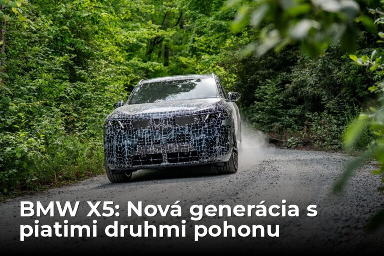 
      Nové BMW X5 vstupuje do finálnej fázy testovania. Príde ako elektromobil, hybrid, diesel aj vodíkové auto
    