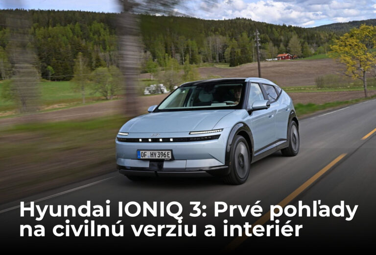Prvé zábery mimo verzie N Line: Hyundai IONIQ 3 ukázal svoju civilnú tvár a látkový interiér - AUTOVINY.sk