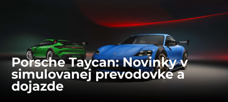Porsche Taycan dostane simulovanú prevodovku, lepší dojazd aj novú architektúru