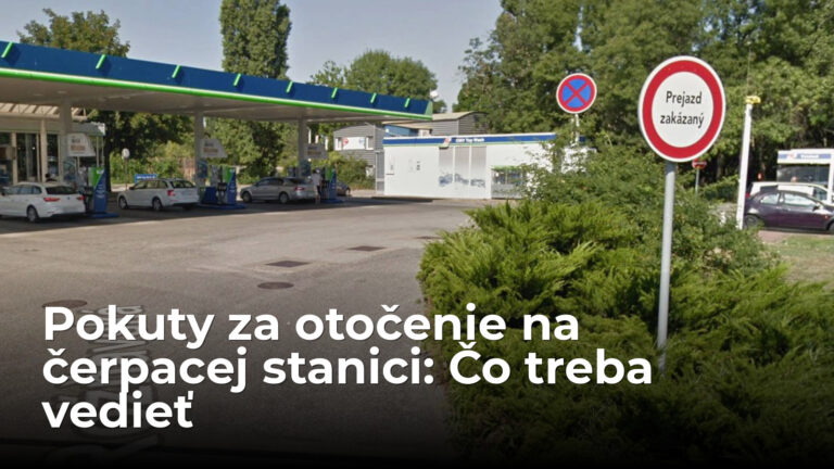 Na čerpačke bez tankovania: Pokuty 372 eur chodia vodičom po dovolenkách