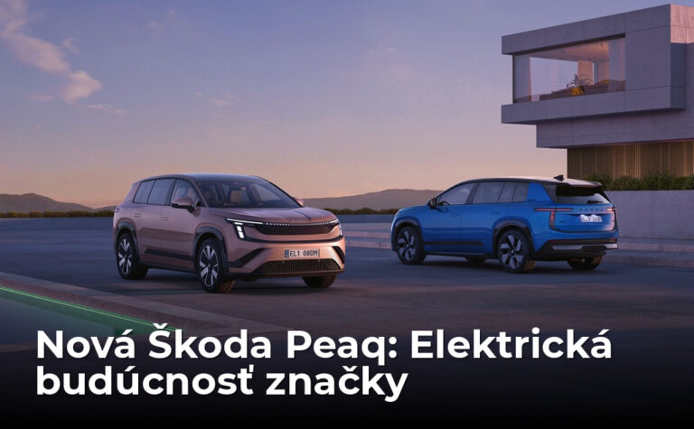 Na vrchol za 52 990 €: Nová Škoda Peaq ukazuje, kam smeruje elektrická budúcnosť značky