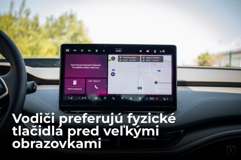 Vodiči majú plné zuby obrovských obrazoviek. Vrátia sa naspäť fyzické tlačidlá?