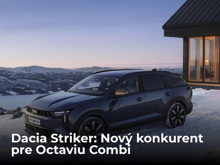 Dacia Striker oficiálne: Podrobnosti o novom konkurentovi Octavie Combi
