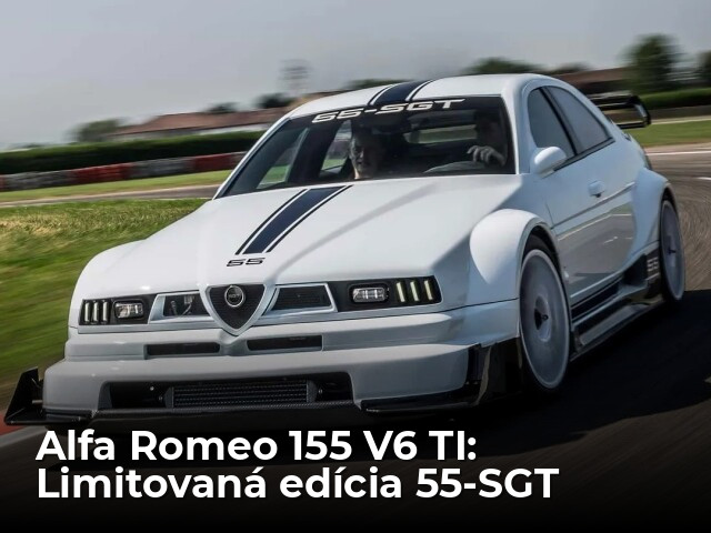 Legenda DTM sa vracia ako cestné monštrum. Alfa Romeo 155 V6 TI vo verzii 55-SGT príde v 55-kusovej limitke - Novinky - Auto - pravda.sk