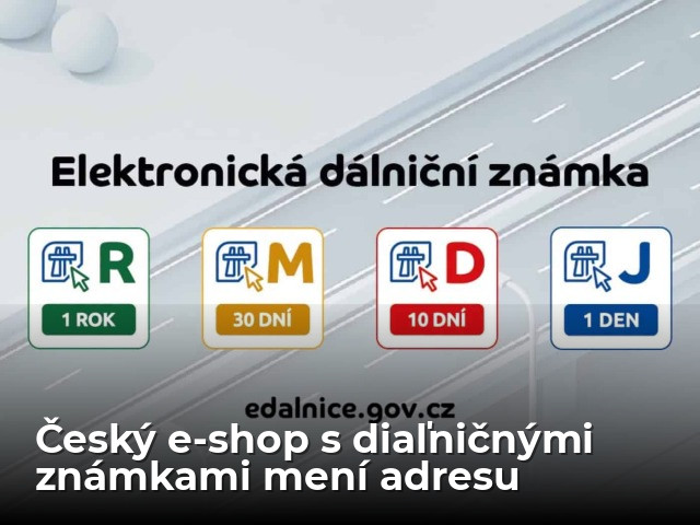 Český oficiálny e-shop s diaľničnými známkami zmenil adresu. Pozor na podvody! - Poradňa - Auto - pravda.sk