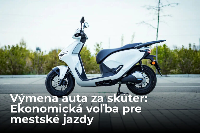 Chcete vymeniť v meste auto za skúter? S týmto budete jazdiť za pár centov