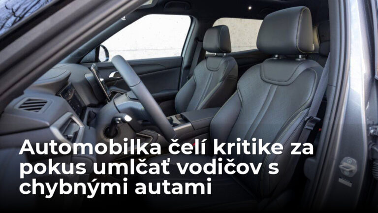 Chybné autá dostalo 1200 vodičov, veľká automobilka ich chcela umlčať 670 eurami