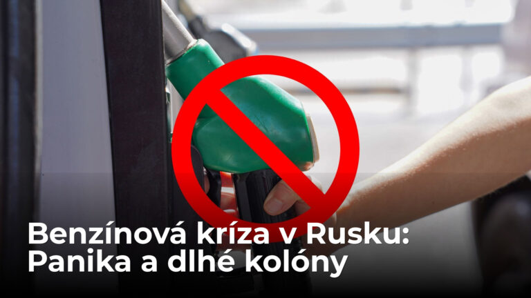 Rusi panikária. Benzín mizne a pred pumpami vznikajú kilometrové kolóny