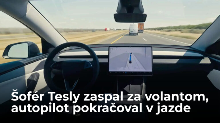Zaspal za volantom, no auto pokračovalo ďalej. Internetom sa šíri šokujúce video
