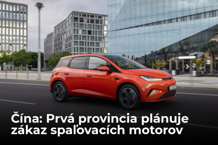 Prvá čínska provincia stanovila dátum zákazu spaľovacích motorov