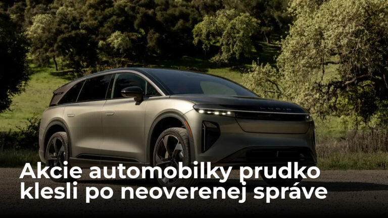 Neoverená správa zmazala miliardy, akcie automobilky sa prepadli o viac ako 40 %