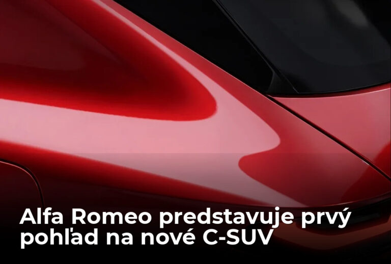 Alfa Romeo odhaľuje prvý detail nového C-SUV. Talianska novinka príde v roku 2027