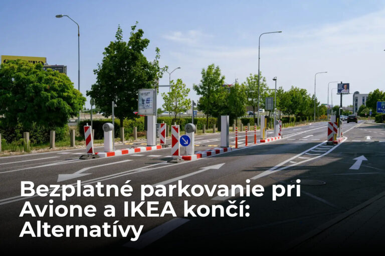 Bezplatné parkovanie pri Avione a IKEA končí + TIP kde parkovať