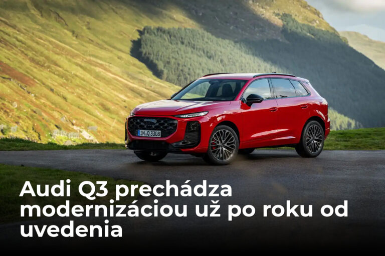 Vypustili von nedokončené auto? Audi Q3 dostáva už po roku prvú modernizáciu