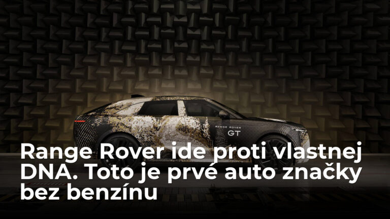 Range Rover ide proti vlastnej DNA. Toto je prvé auto značky bez benzínu - AUTOVINY.sk
