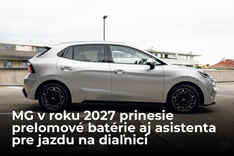 MG v roku 2027 prinesie prelomové batérie aj asistenta pre jazdu na diaľnici