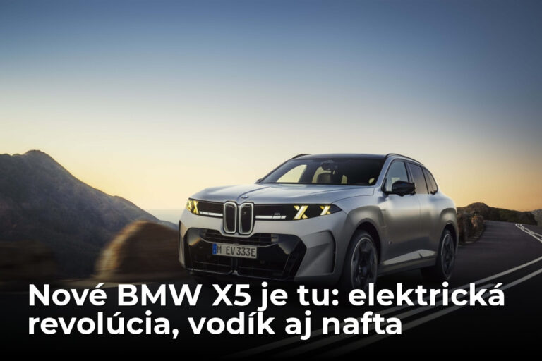 Nové BMW X5 je tu: elektrická revolúcia, vodík aj nafta